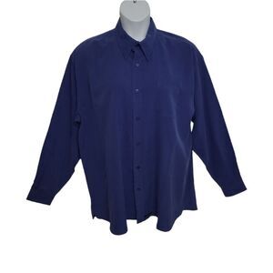 NEW TED BAKER blue track‎ check button up collared shirt 5/XL NWT